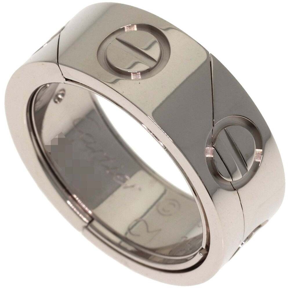 CARTIER Authentic 18k Silver Love Ring #48
